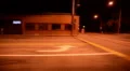 Driving Plates Night S01C04 CAM3 L View Train Station or Freeway USA HD Footage
