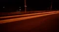Driving Plates Night S01C05 CAM6 Three Quarter R View Train Tracks HD Footage