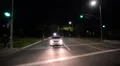 Driving Plates Night S02C01 CAM2 Back View 02 Los Angeles Fairfax Ave 60sec HD Footage