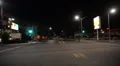 Driving Plates Night S04C01 CAM2 Back View Residential Area 60sec HD Footage