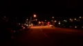Driving Plates Night S07C03 CAM2 Back View 01 Suburb USA 60sec HD Footage