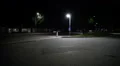 Driving Plates Night S07C04 CAM1 Front View Suburb USA 60sec HD Footage