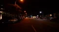 Driving Plates Night S07C04 CAM2 Back View Suburb USA 60sec HD Footage