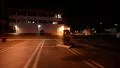 Driving Plates Night S10C01 CAM4 R View Shopping Mall Parking HD Footage