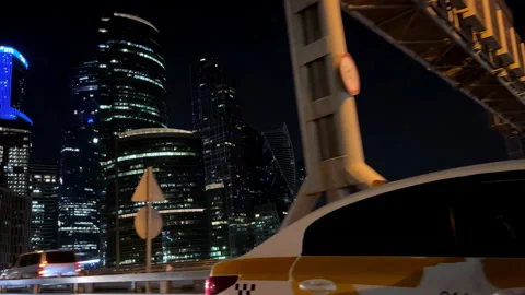 Driving plates: view out of the right side window of a car driving through city Stock Footage 301478188