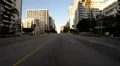 Driving Plates Westwood CAM1 Front 02 Commercial Wilshire Blvd W Morning HD Footage