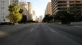 Driving Plates Westwood CAM1 Front 10 Suburbs Morning Wilshire Blvd E Morning HD Footage