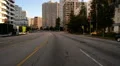 Driving Plates Westwood CAM1 Front 11 Suburbs Wilshire Blvd E Morning HD Footage