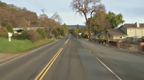 Driving POV - Nice, Lake County, CA Stock Footage 10785899
