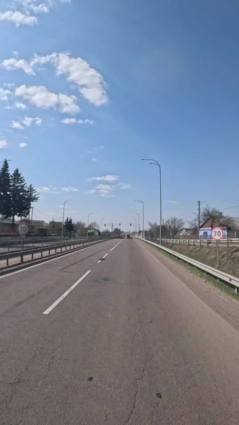 Driving pov timelapse on a highway road trip Video stock 342391787