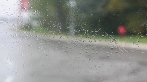 Driving at rain - connecting to highway Stock Footage 35907963