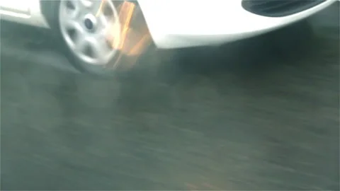 Driving in the rain Video stock 132118705