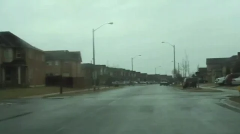 Driving in the rain video Stock Footage 663269