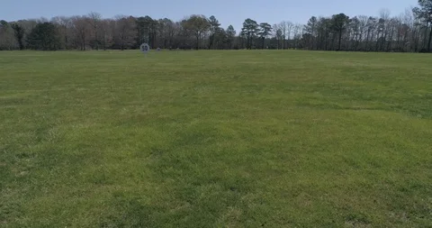 Driving Range in flight Stock Footage 127599061