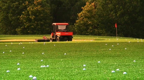 Driving Range Stock Footage 156835