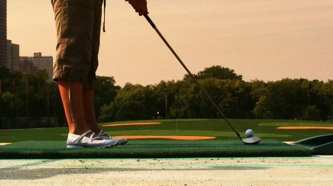 Driving Range Stock Footage 156843