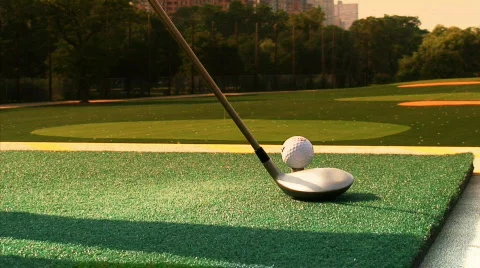 Driving Range Stock Footage 156857