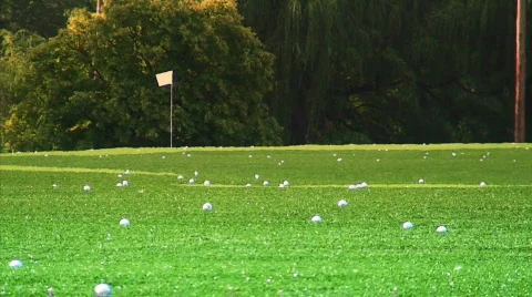 Driving Range Stock Footage 156861
