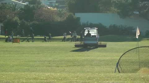 Driving Range Stock Footage 10594976