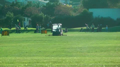 Driving Range Stock Footage 10600046