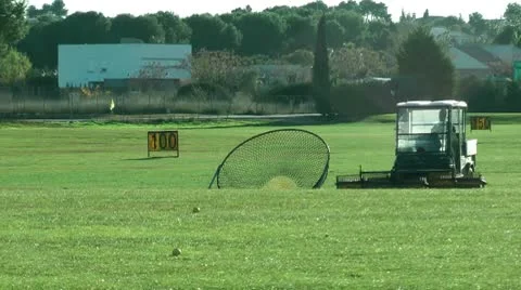 Driving Range Stock Footage 10607304
