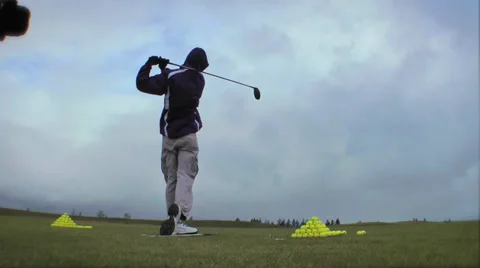 Driving Range 库存影片 33047476