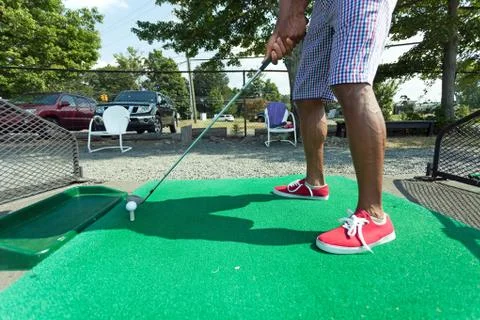 Driving Range Golf Practice Stock Photos