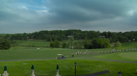Driving Range Wide Stock-Footage 61349787