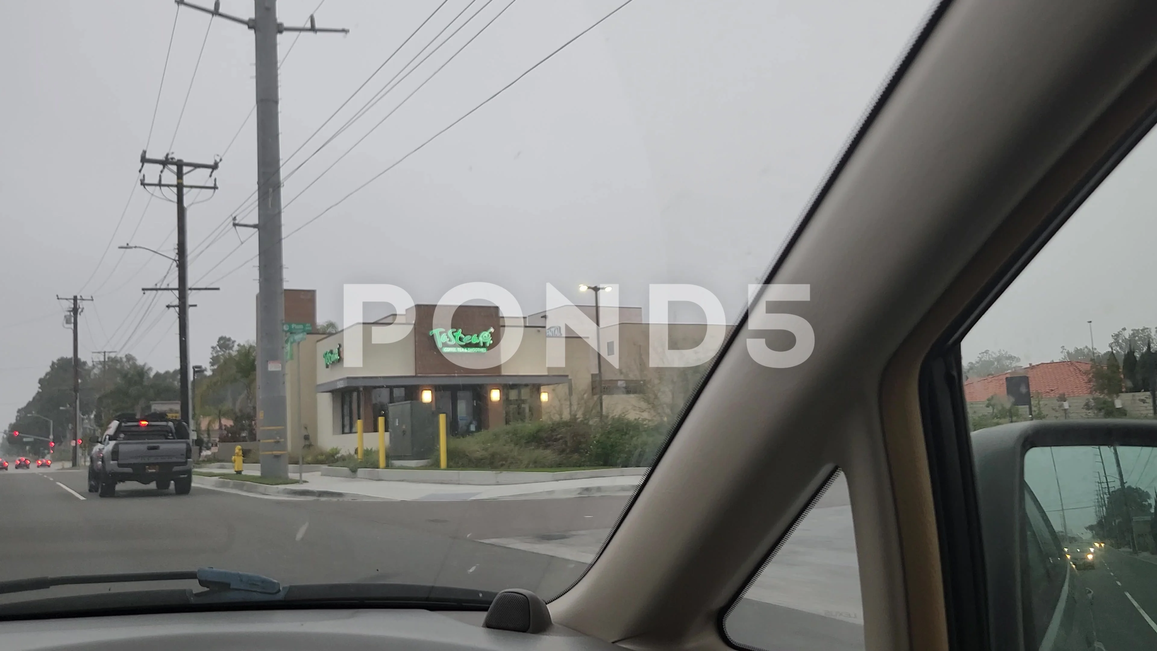Driving IHOP Restaurant Los Angeles Cali, Stock Video
