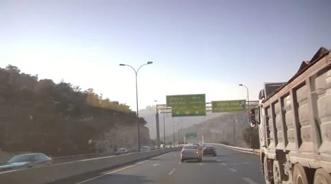 Driving on the Road 2 Stock Footage 10918428