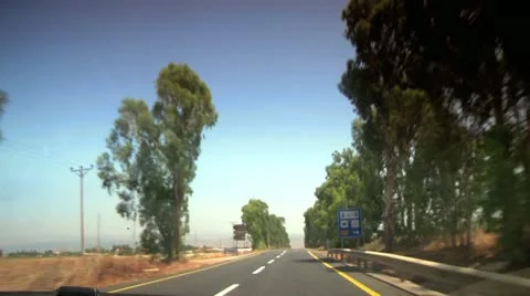 Driving on the Road 8 Stock Footage 10918817