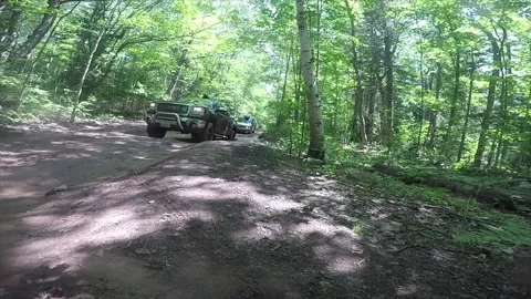 Driving Off Road Copper Harbor Stock Footage 208179797