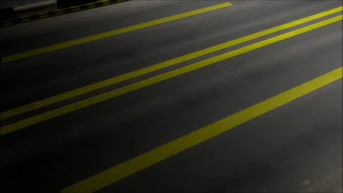 Driving on the road during night Stock Footage 238968954