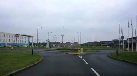 Driving on road Video stock 10719244