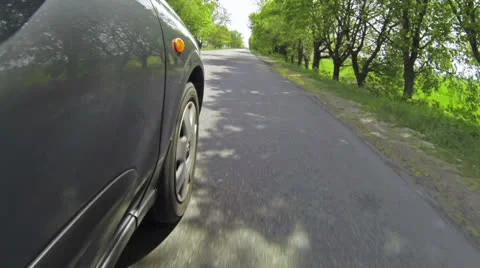 Driving on the road Stock Footage 23591969