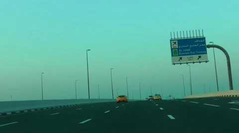 Driving on the Road 스톡 동영상 58590507