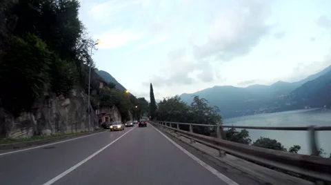 Driving on the road Stock Footage 61572509