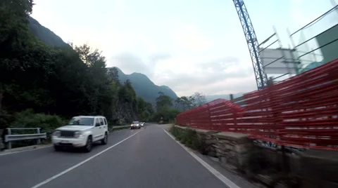 Driving on the road Stock Footage 61573593