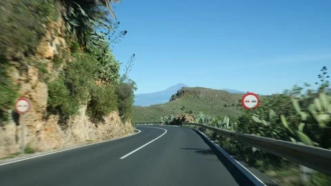 Driving on a road Video stock 232251495