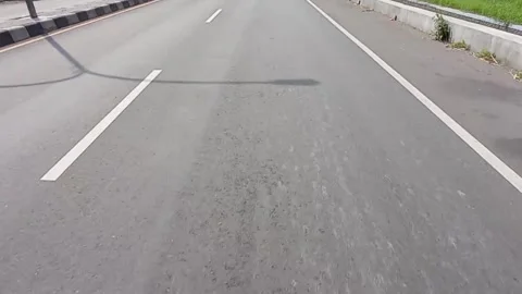 Driving on the road Stock Footage 243403733