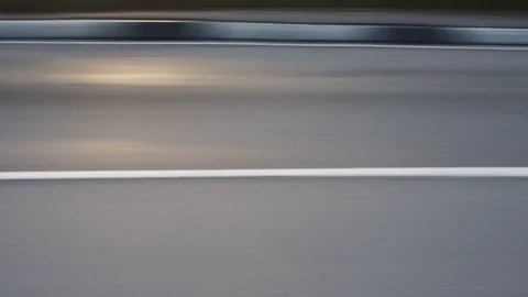 Driving on the road with markings Stock Footage 84810366