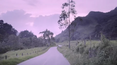 Driving road on the mountains Stock Footage 66782858