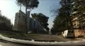 Driving on the road with snow on the windshield HD Footage