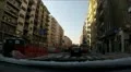 Driving on the road with snow on the windshield HD Footage