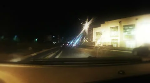 Driving on the road - timelapse Stock Footage 10755172