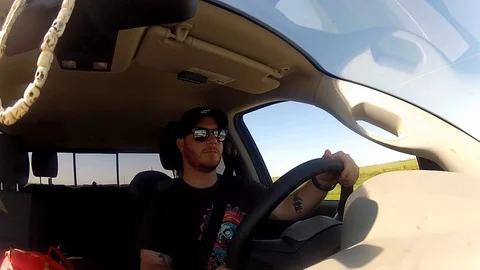 Driving road trip Stock Footage 116441278
