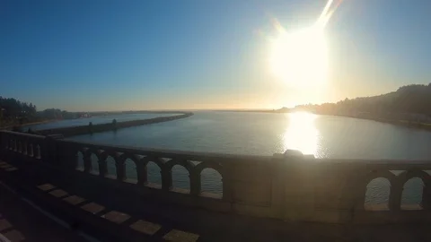 Driving Rogue River Bridge 스톡 동영상 117063657