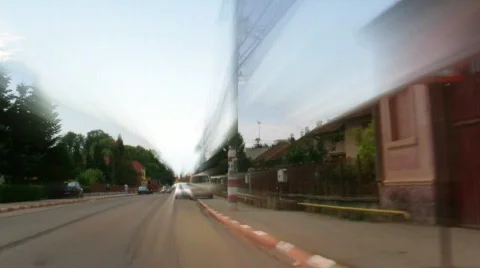 Driving in rural area Stock Footage 653735