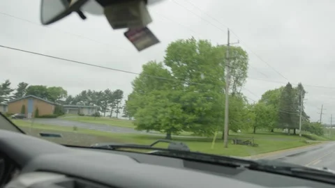 Driving in Rural Area Stock Footage 197145183