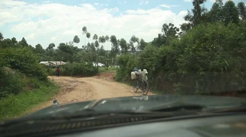 Driving rural Kenya Stock-Footage 46636060